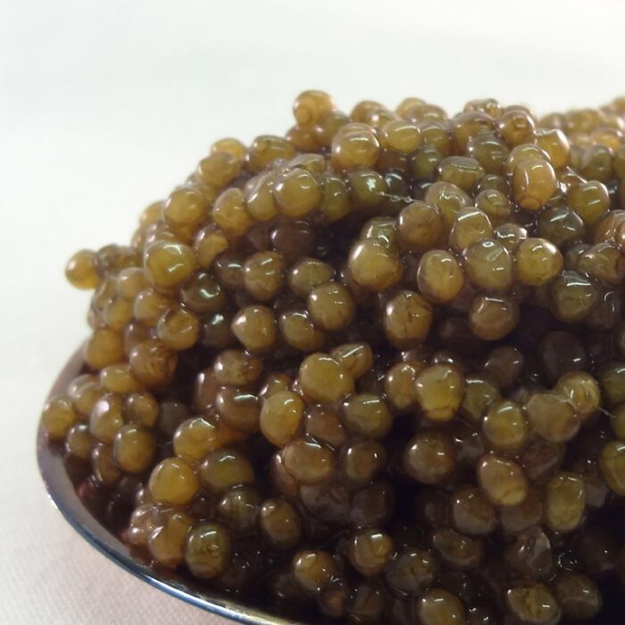 Black Caviar On A Spoon
