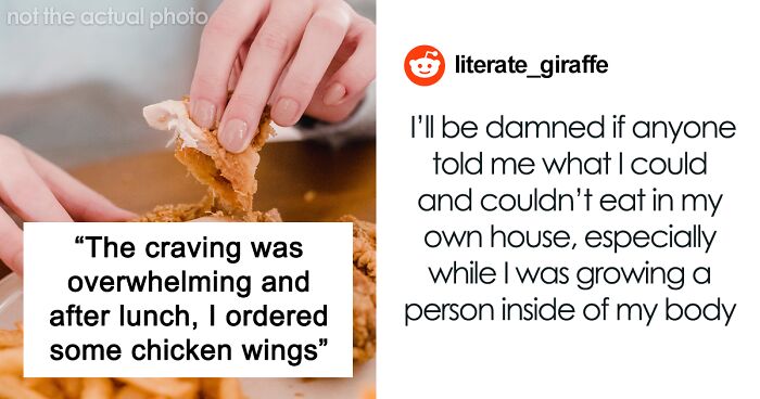 Pregnant Woman Feels Guilty For Ordering Chicken Wings And Upsetting Her Vegetarian MIL, Asks For Advice Online
