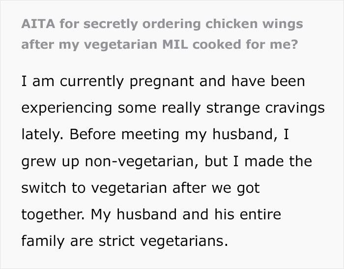 A Pregnant Woman Asked The To Weigh In After She Ordered Wings