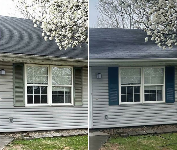Just Bought My First House And Thought My Shutters Were Green