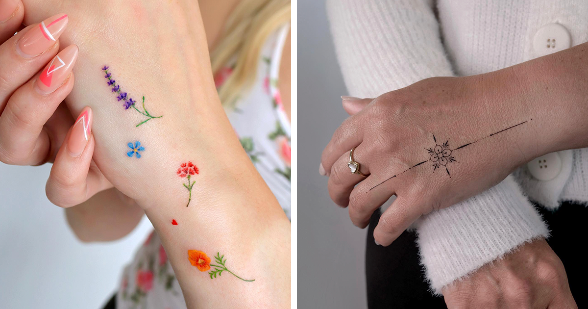 134 Small Hand Tattoos That Had Us Wishing For More Hands
