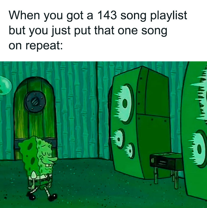 spongebob in the room with musical columns meme