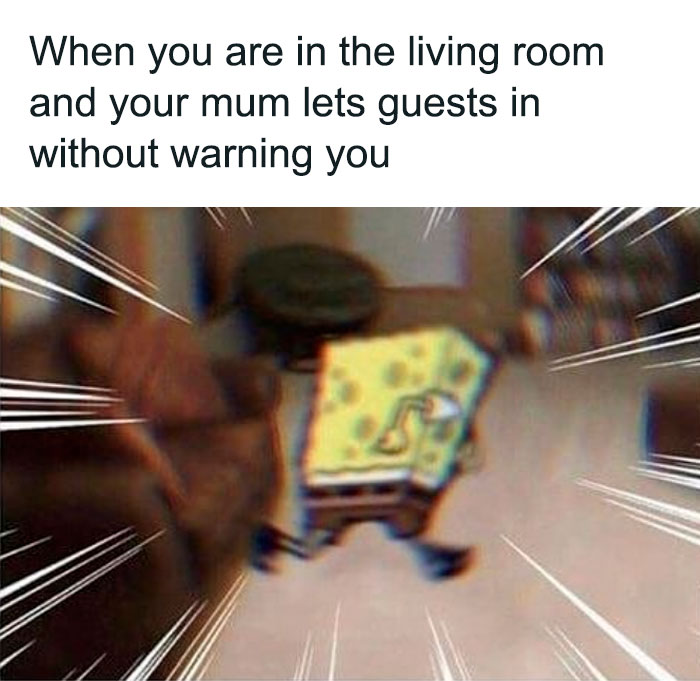 running spongebob meme