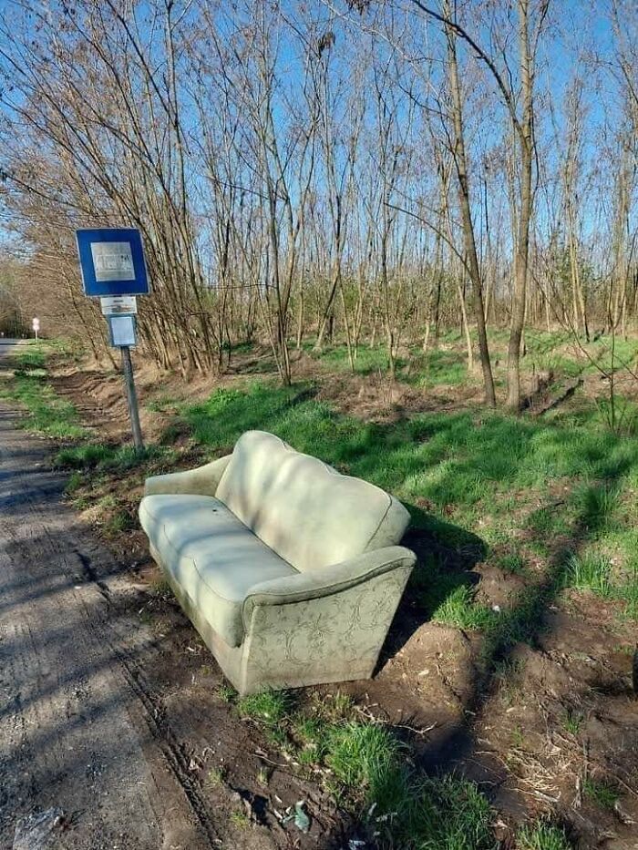 Bus Stop In Hungary