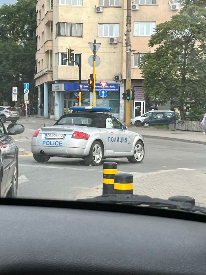 Police Car In Bulgaria