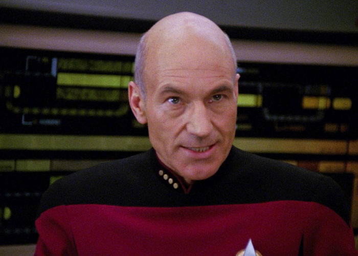 Jean-Luc Picard talking