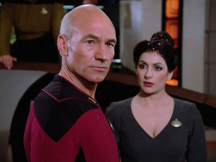 Jean-Luc Picard looking concerned