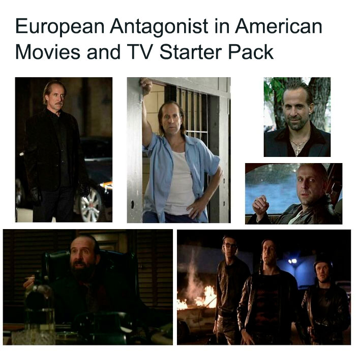 „European Antagonist In American Movies And TV Starter Pack“