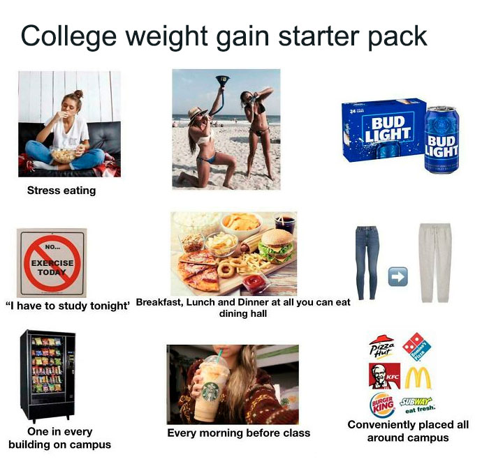 College Weight Gain Starter Pack