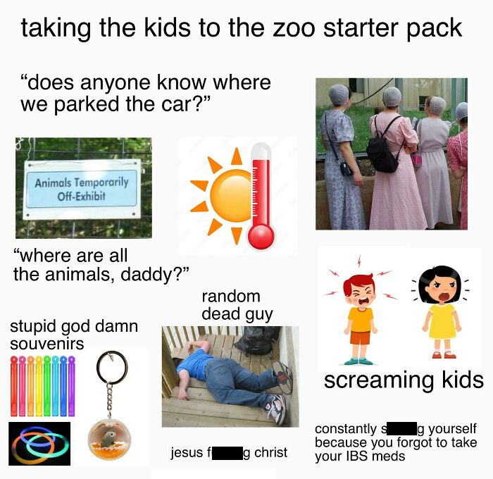 Taking The Kids To The Zoo Starter Pack