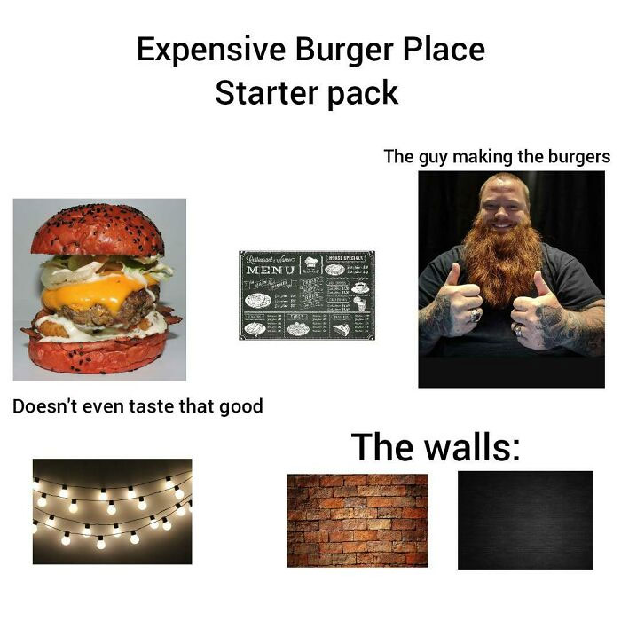 Expensive Burger Place Starter Pack