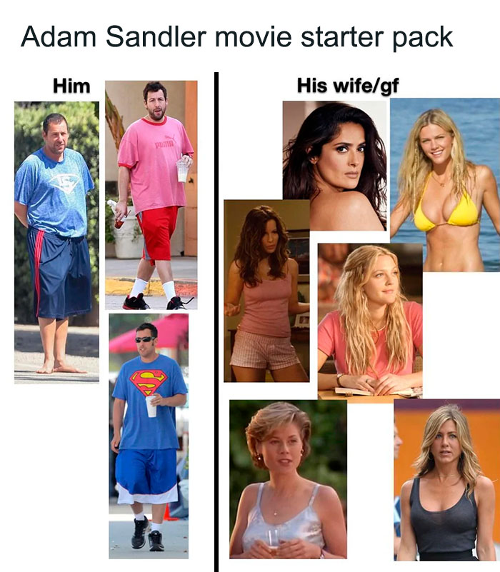 Adam Sandler Movie Starter Pack