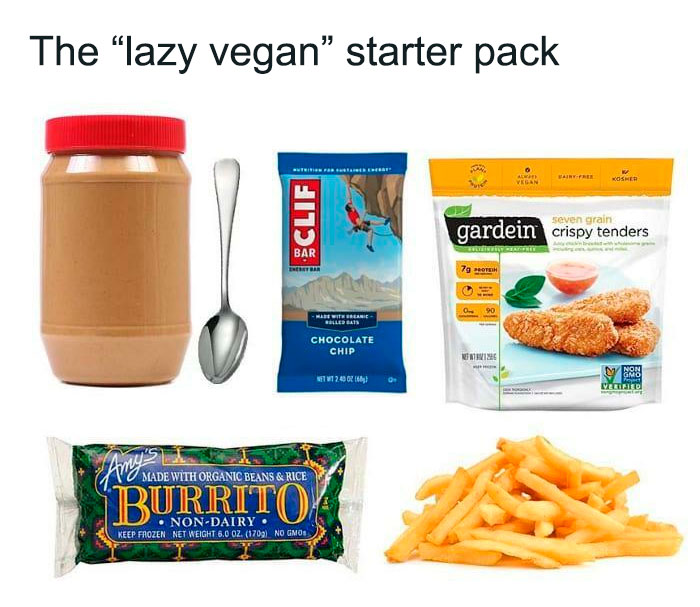 The Lazy Vegan Starter Pack