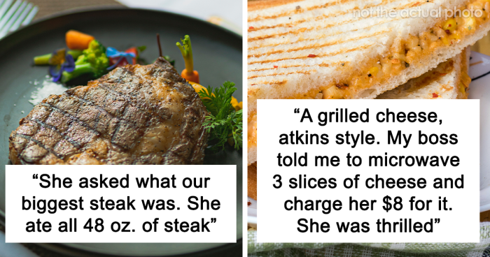 Someone Asks Waiters And Waitresses To Share The Strangest Thing Someone Has Asked Them For, And 30 People Serve Their Answers