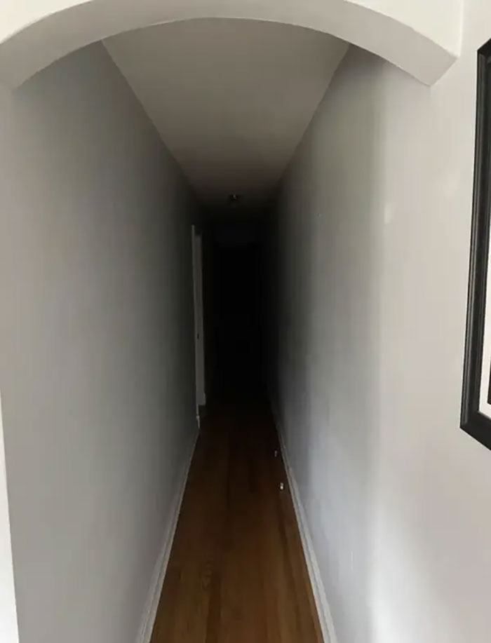 Middle Of The Day In My Apartment. I Can’t See What’s Hiding At The End Of The Hallway