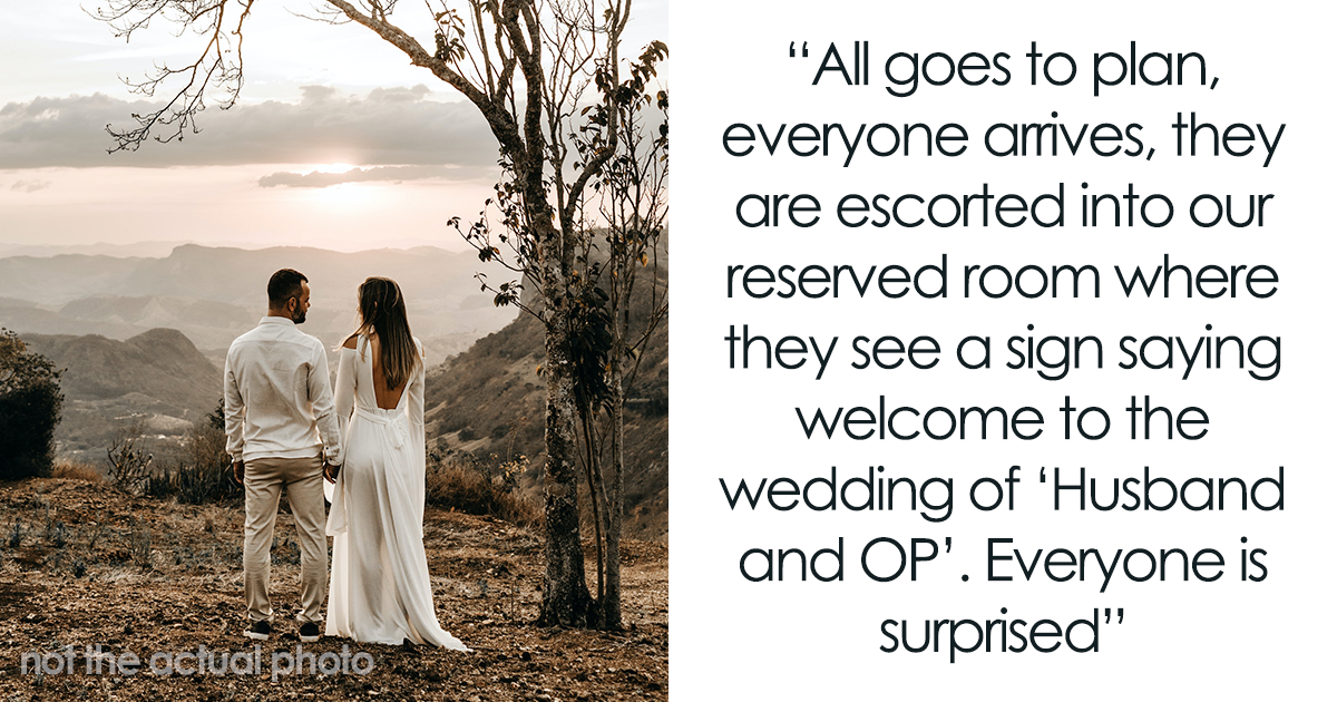 "[Am I The Jerk] For Having A Surprise Wedding At My And My Husband's Engagement Party?" - Vimarsana News