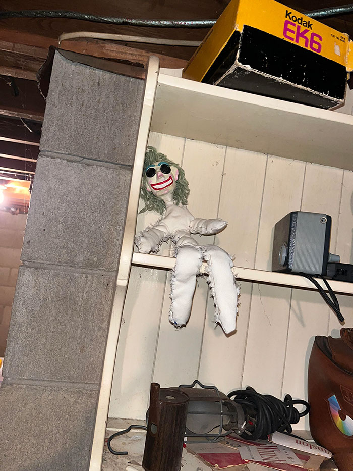 This “Doll” On The Self In My Grandmothers Basement