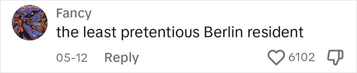 Comment on tattoo artist's viral back piece with over 6,000 likes, referencing a Berlin resident. Comment on tattoo artist's viral back piece with over 6,000 likes, referencing a Berlin resident.