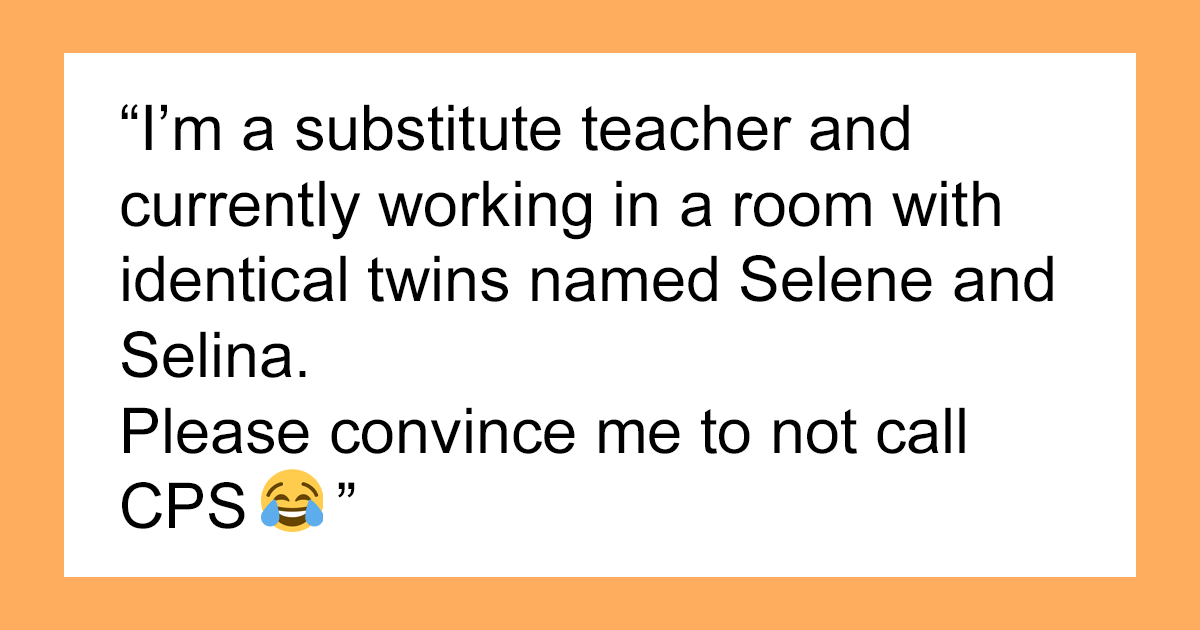 Teacher Slams Parents Who Give Their Twins Almost Identical Names, Others Share The Most Ridiculous Examples They've Encountered - Vimarsana News