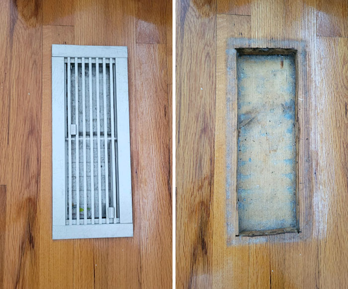 I Tried Opening The Vent At The Airbnb I'm Staying At On Vacation. It Seems That The Wife And I Are The Victims Of This