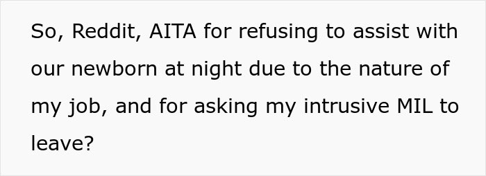 Dad Says His Sleep Is More Important Than Helping With The Baby At Night Because Of His Job, Asks For People's Perspectives Online Dad Says His Sleep Is More Important Than Helping With The Baby At Night Because Of His Job, Asks For People's Perspectives Online