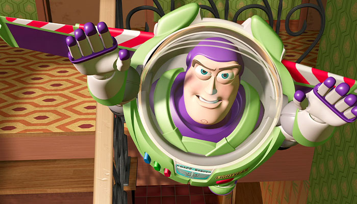 buzz lightyear flying