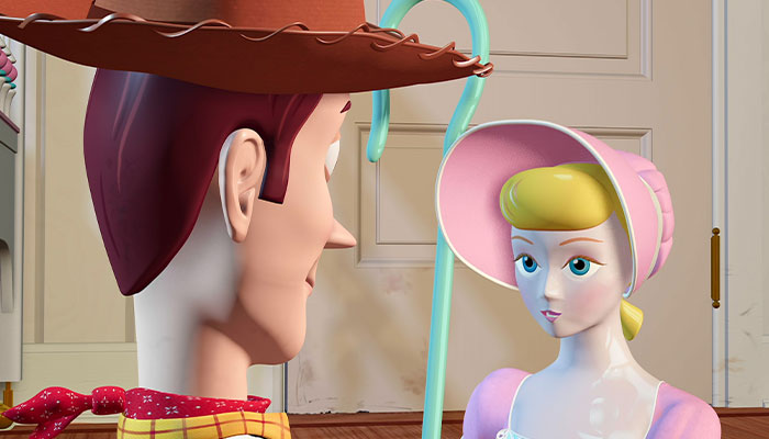 Woody talking with Bo Peep