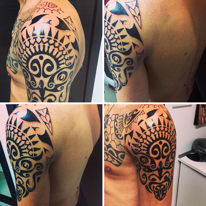 Tribal Tattoo On The Hand