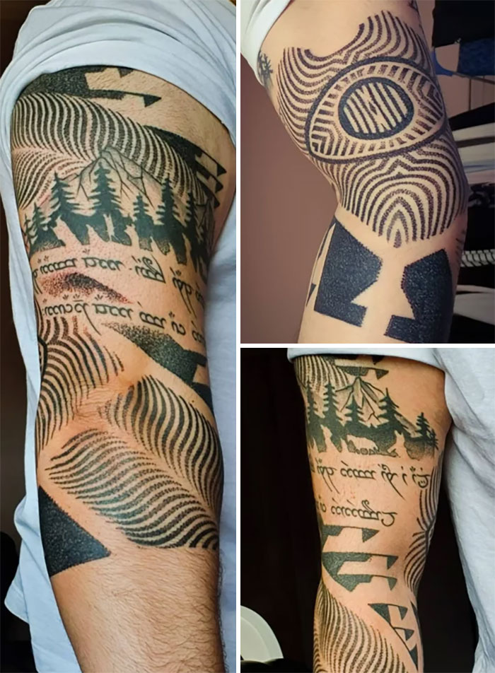 Abstract Tribal Tattoo