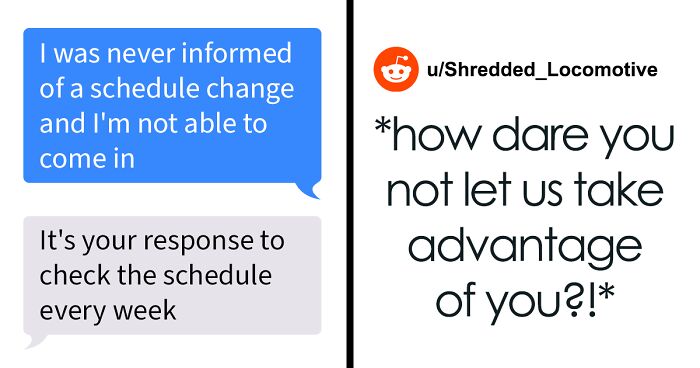 Employee Gets Their Schedule Done By Manager Who “Hates” Them, Wakes Up On Their Day Off To A Voicemail Asking Why They Aren’t At Work