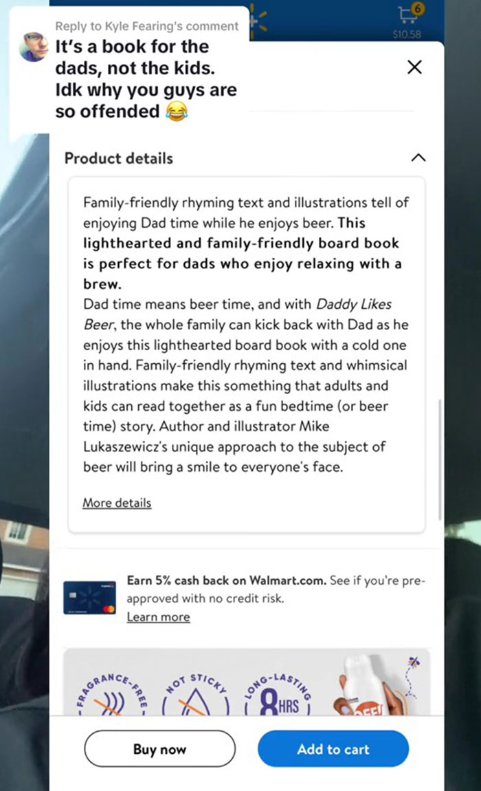 Walmart Taking Heat After Mom Finds A "Family-Friendly" Book Promoting Alcoholism In The Kids' Section Walmart Taking Heat After Mom Finds A "Family-Friendly" Book Promoting Alcoholism In The Kids' Section