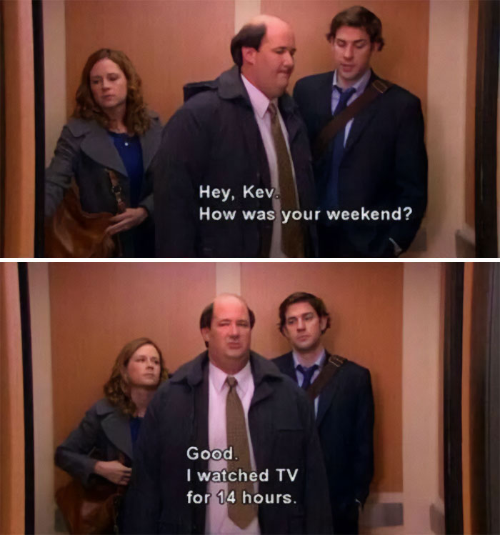 Weekend meme with The office tv series 