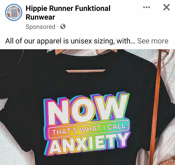 I Found This Amusing Because It's Listed As Festival Ware, I Wouldn't Be Going With My Anxiety