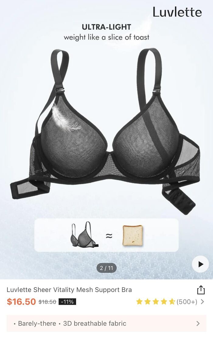 First Post- Toast Bra. How Many Bras Equal A Loaf?