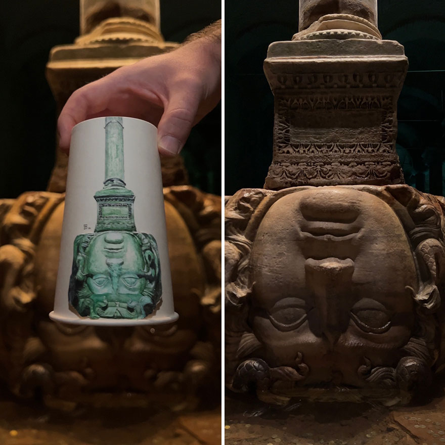Basilica Cistern Medusa Head