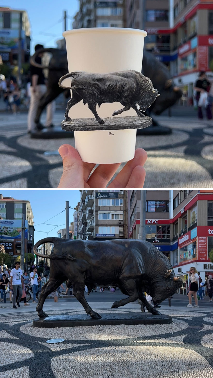 Kadikoy Bull Statue