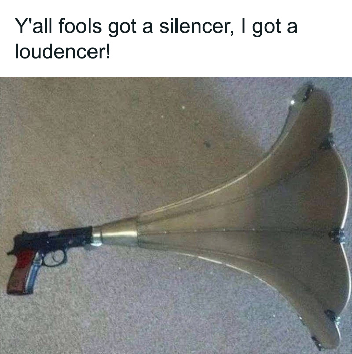 Loudencer: +15 Atk, Inflicts "Deafness" Effect To All Nearby Enemies