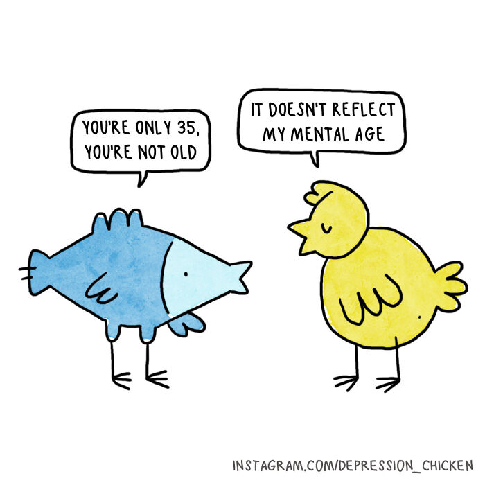 The Mentally Old Chicken