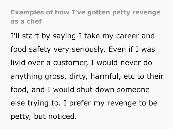 People Are Loving This Chef For Treating Customers’ Ridiculous Requests With Perfect Pettiness