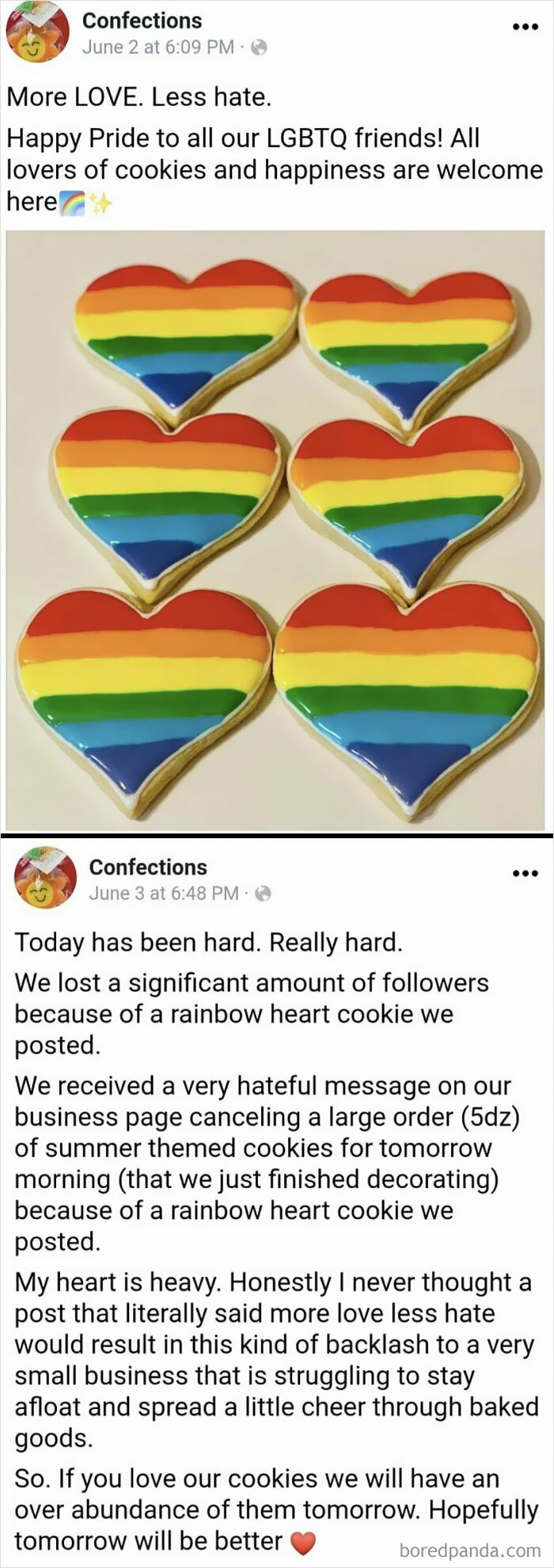 Cancelling Orders Because Of Some Rainbow Cookies Smh