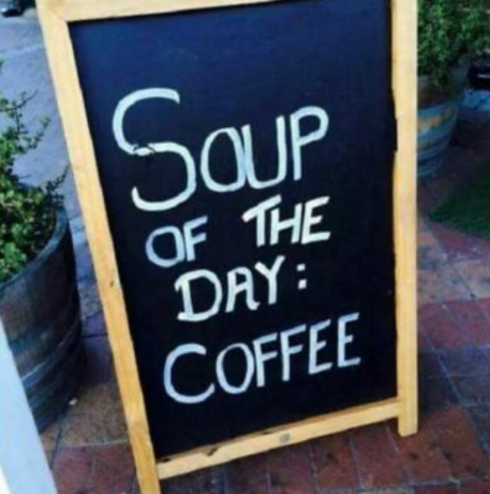 coffee as a soup meme