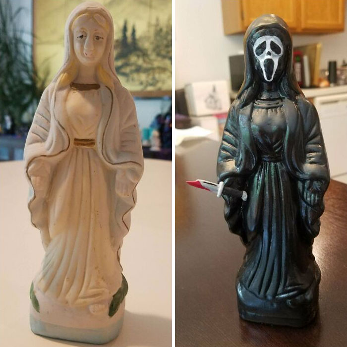 Upgrading Thrift Store Finds Into Halloween Decorations!