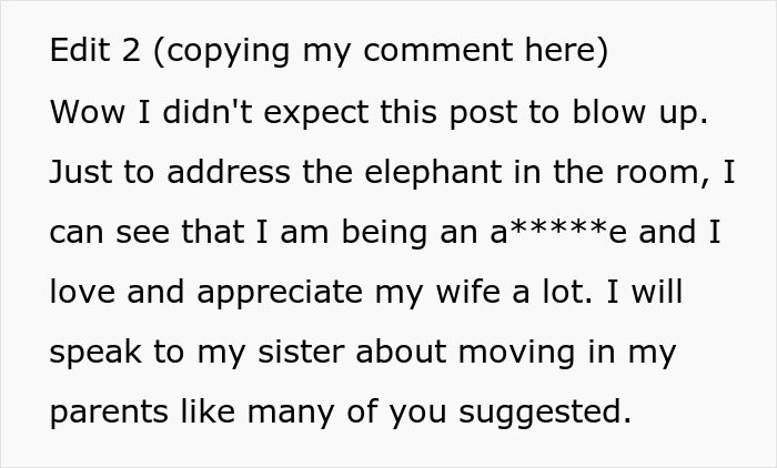 Husband Mad At Wife For Not Giving His Parents Money, Gets Wake-Up Call From The Internet Husband Mad At Wife For Not Giving His Parents Money, Gets Wake-Up Call From The Internet