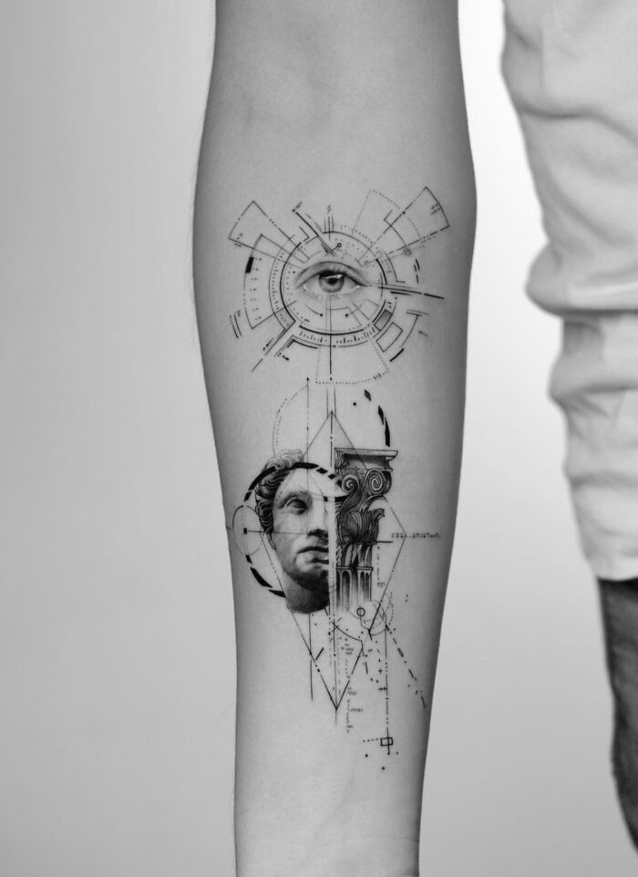 10 Talented Tattoo Artists Working With Geometric Tattoo Style (20 Pics ...
