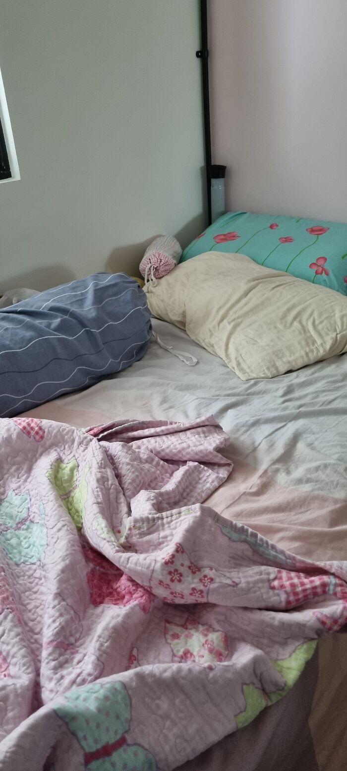 My Bed. I Recently Got A New Mattress—after Years Of Dealing With A Hard One— And It's So Soft!