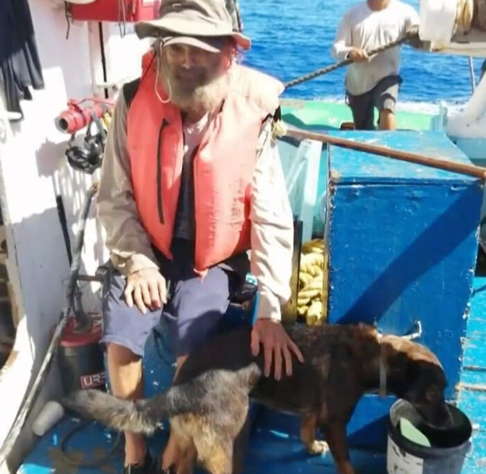 Man And Dog Rescued From The Ocean After 2 Months
