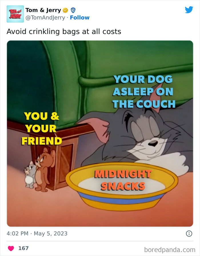 Midnight snacks Tom And Jerry meme