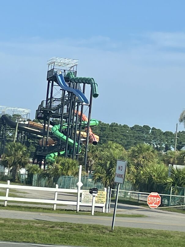 Drove Past These Fun Waterslides Yesterday