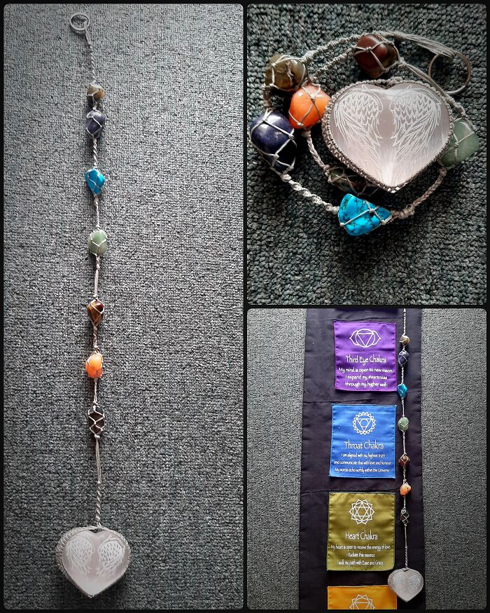 I Made This Chakra Wall Hanger For My Soul Sisters Birthday Gift. It's My 1st And I Am Very Happy With The Outcome. It Took Me 1 Night And 1 Morning To Make It 😊