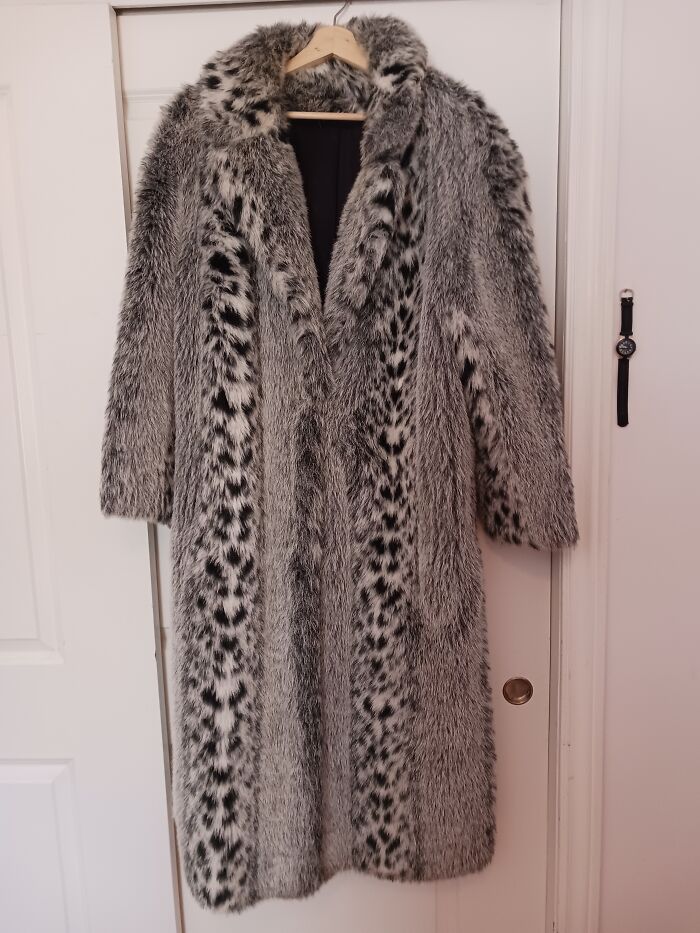Fake Fur Coat To Celebrate The First Time I Sold A Story To A Magazine. I Was So Poor But I Wanted Something To Remind Me That Good Things Could Happen To Me. This Is One Of Those! (Cost $300 Us In 1986.)